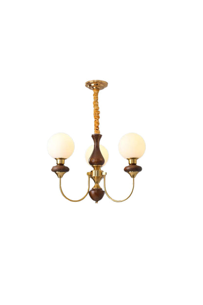 American Retro Glass Ball Chandelier | vexalamps