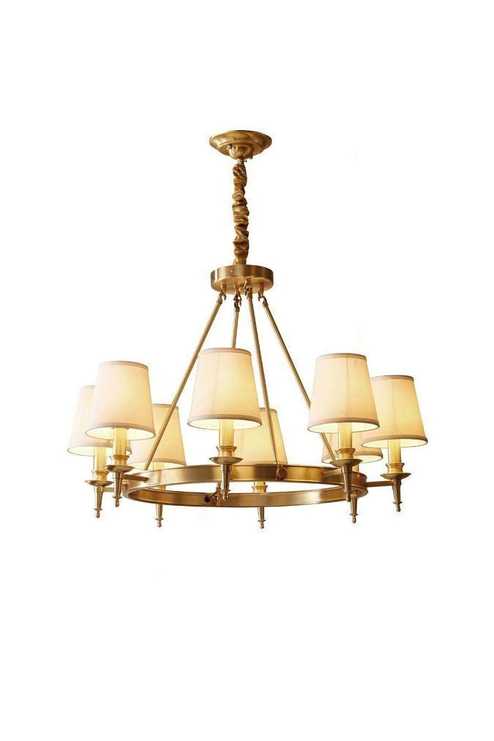 Antique Brass Chandelier - vexalamps