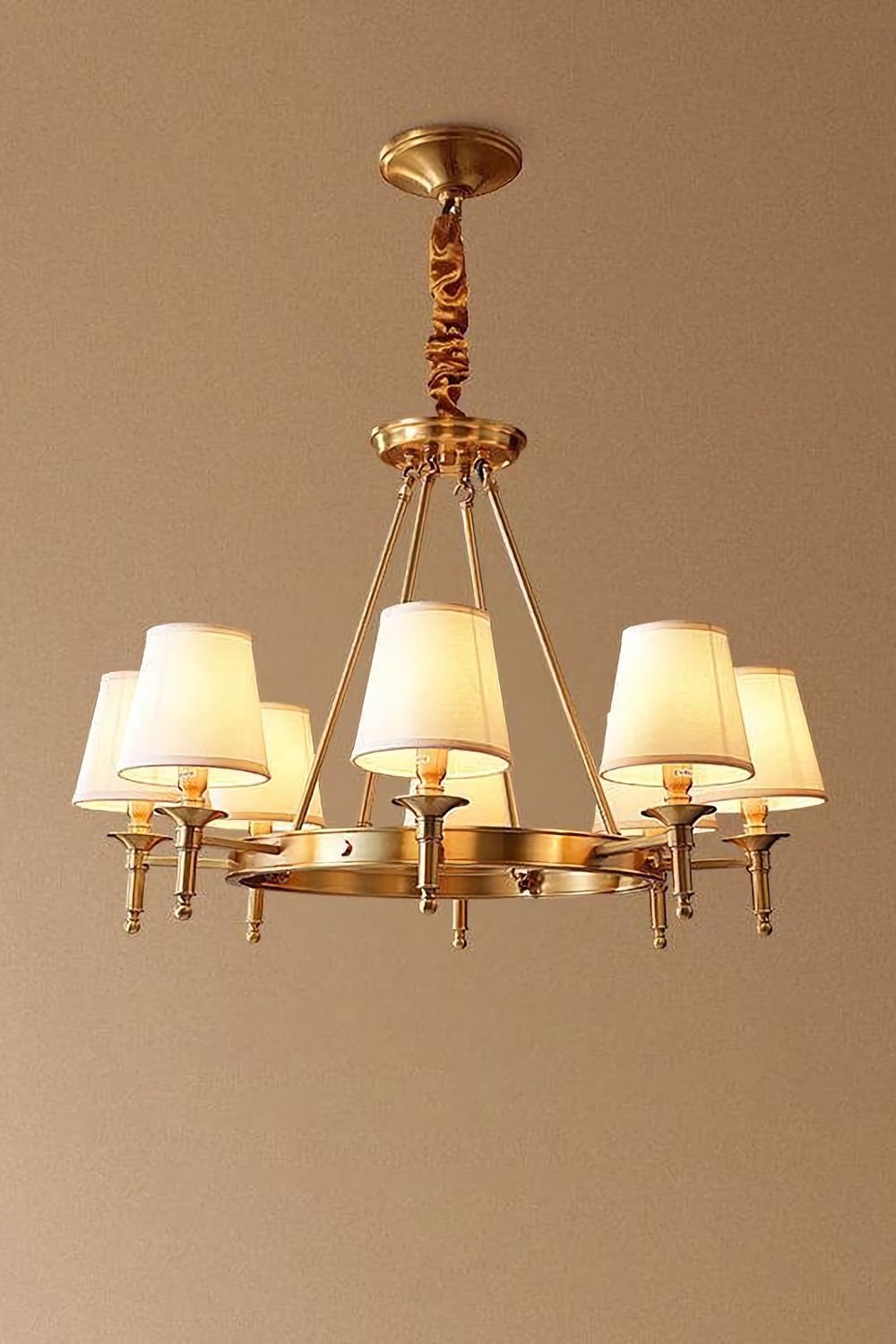 Antique Brass Chandelier - vexalamps