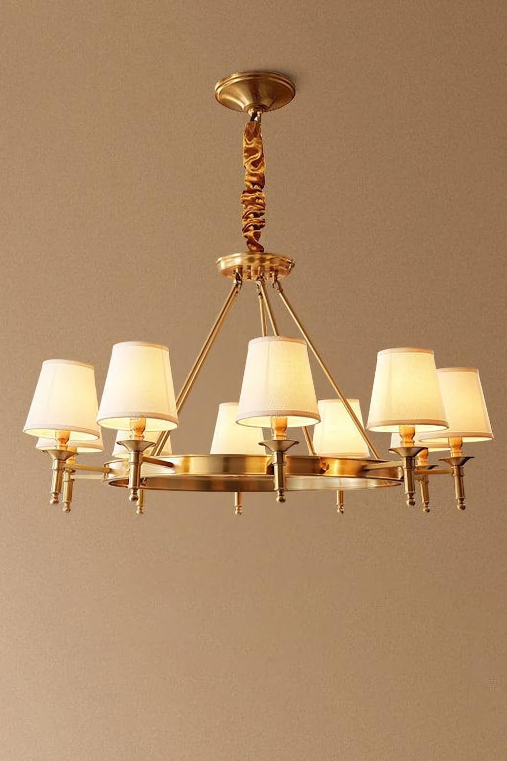 Antique Brass Chandelier - vexalamps