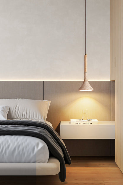 Aplomb Travertine Pendant Lamp - view 4 | vexalamps