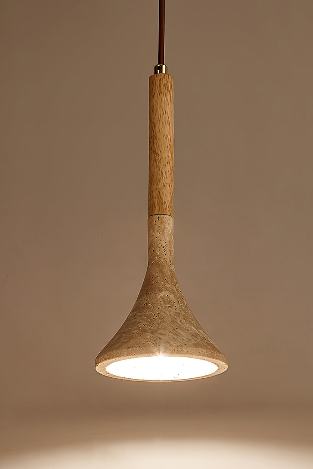 Aplomb Travertine Pendant Lamp - view 19 | vexalamps