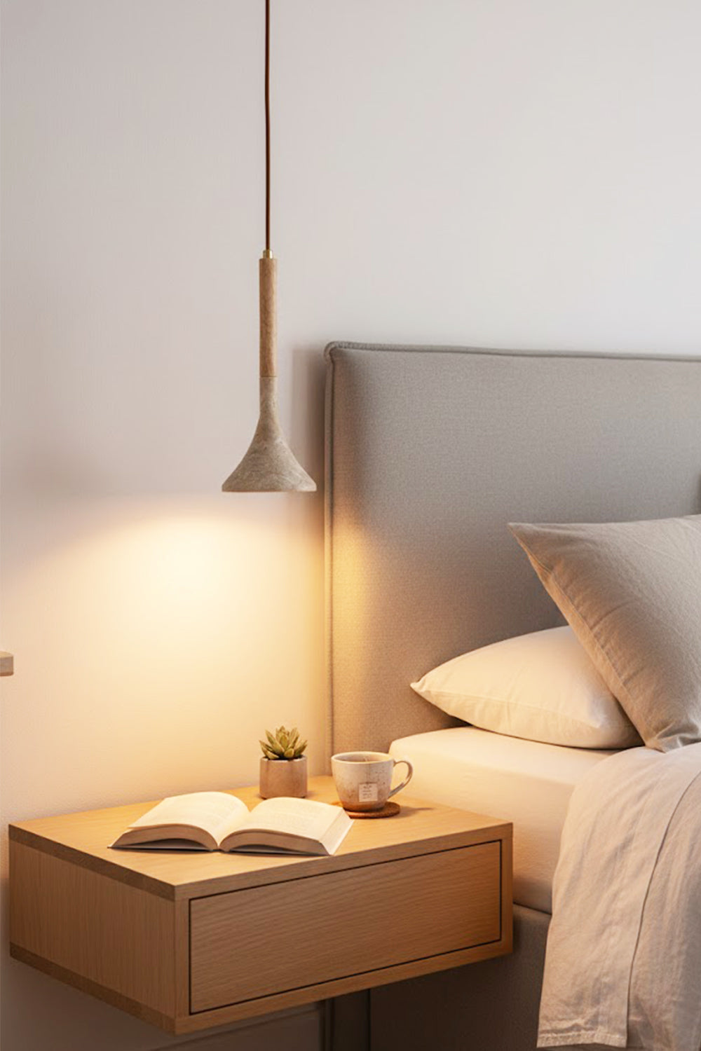 Aplomb Travertine Pendant Lamp - view 15 | vexalamps