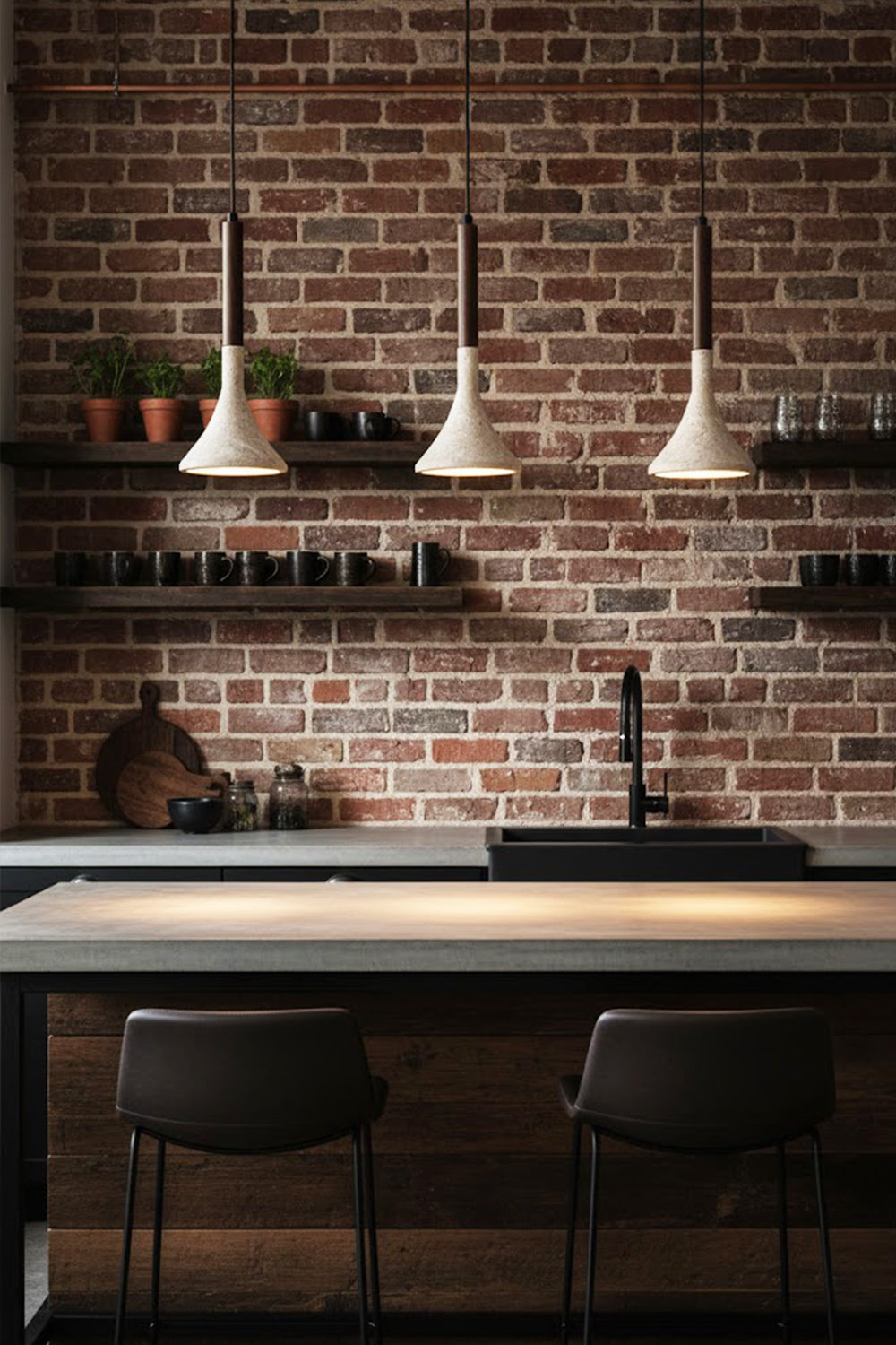 Aplomb Travertine Pendant Lamp - view 9 | vexalamps