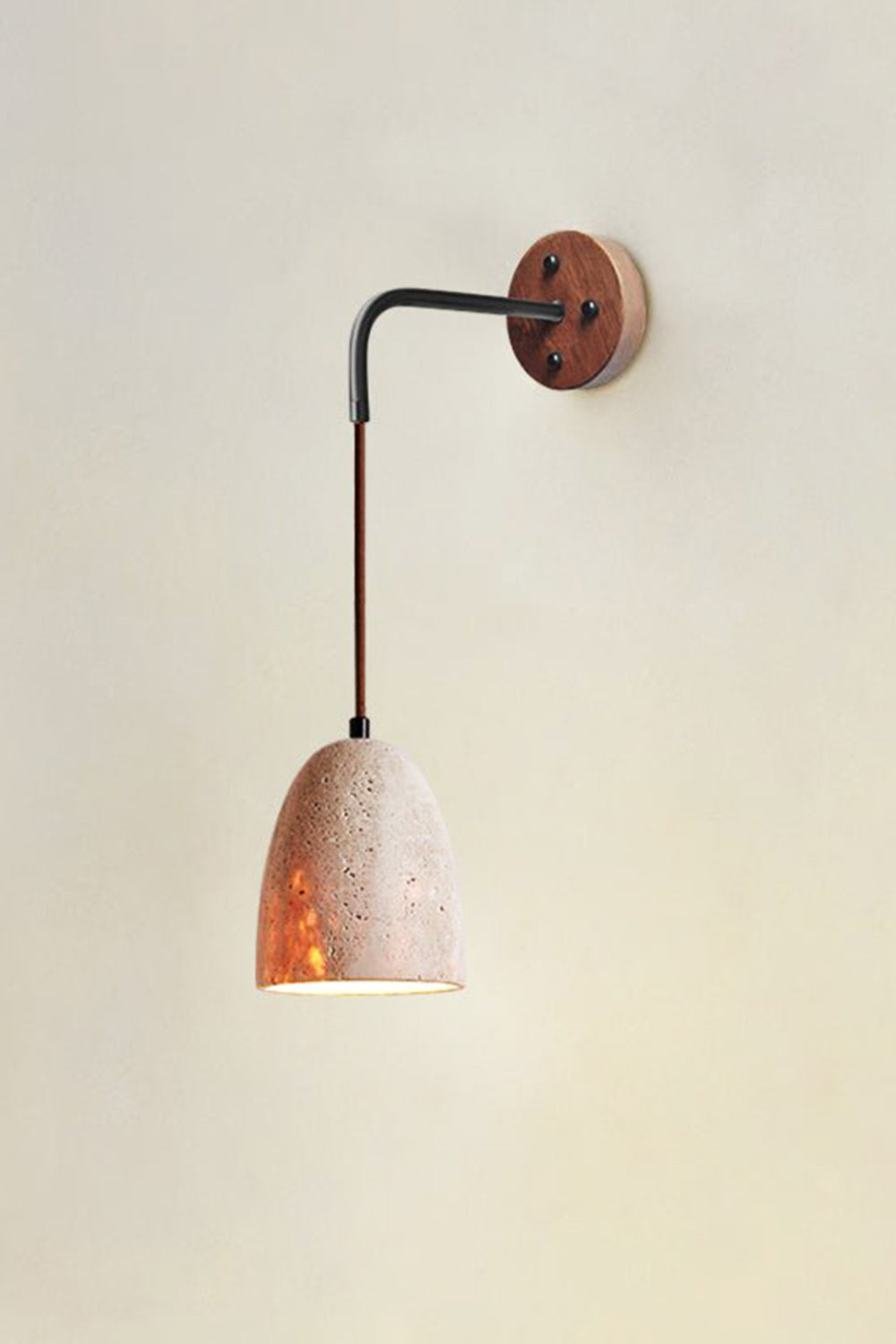 Arched Travertine Wall Light - view 38 | vexalamps