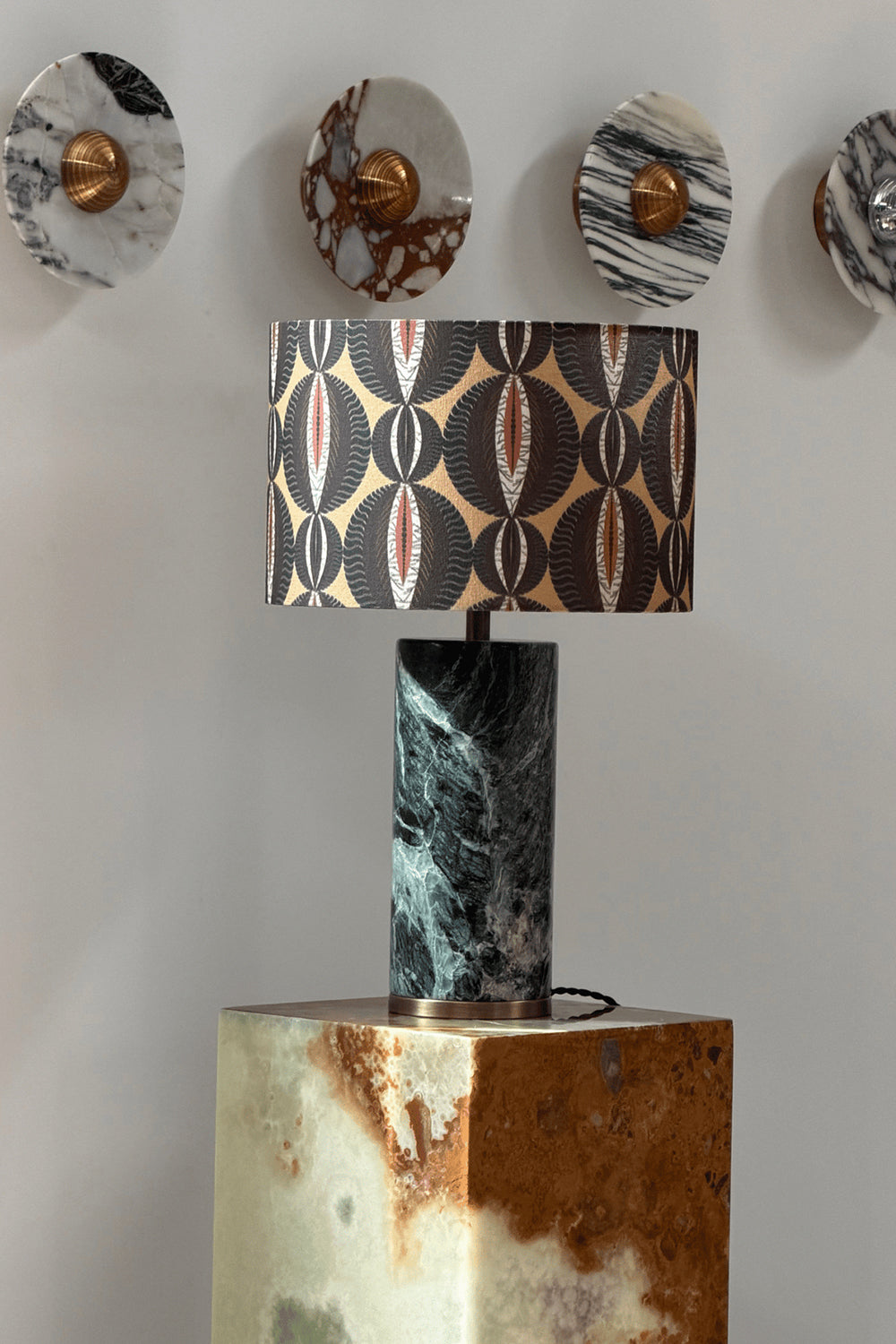 Aria Stone Table Lamp - view 7 | vexalamps