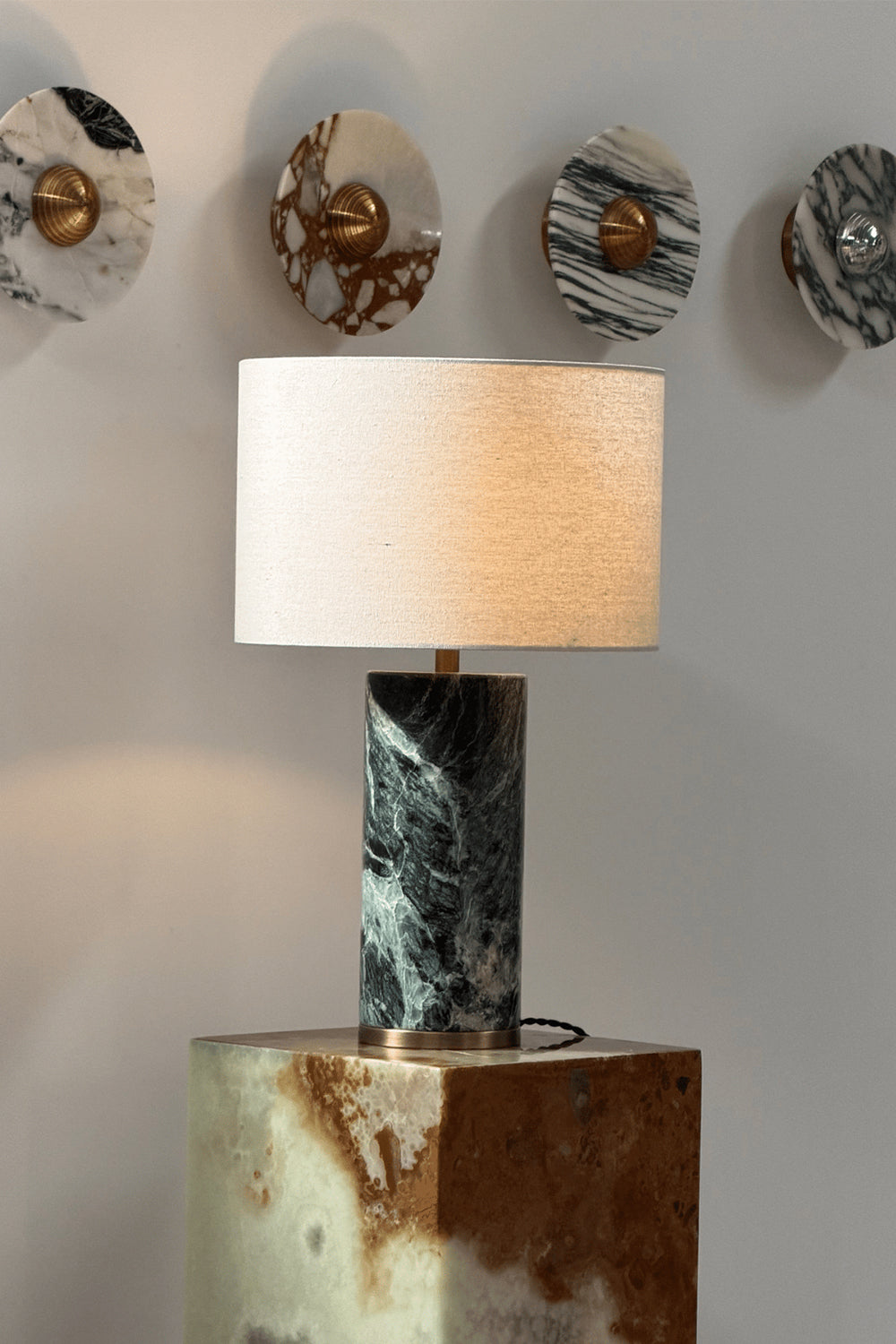 Aria Stone Table Lamp - view 19 | vexalamps