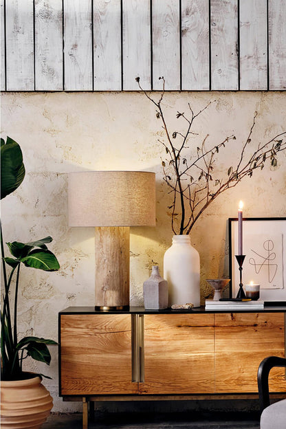 Aria Stone Table Lamp - view 3 | vexalamps