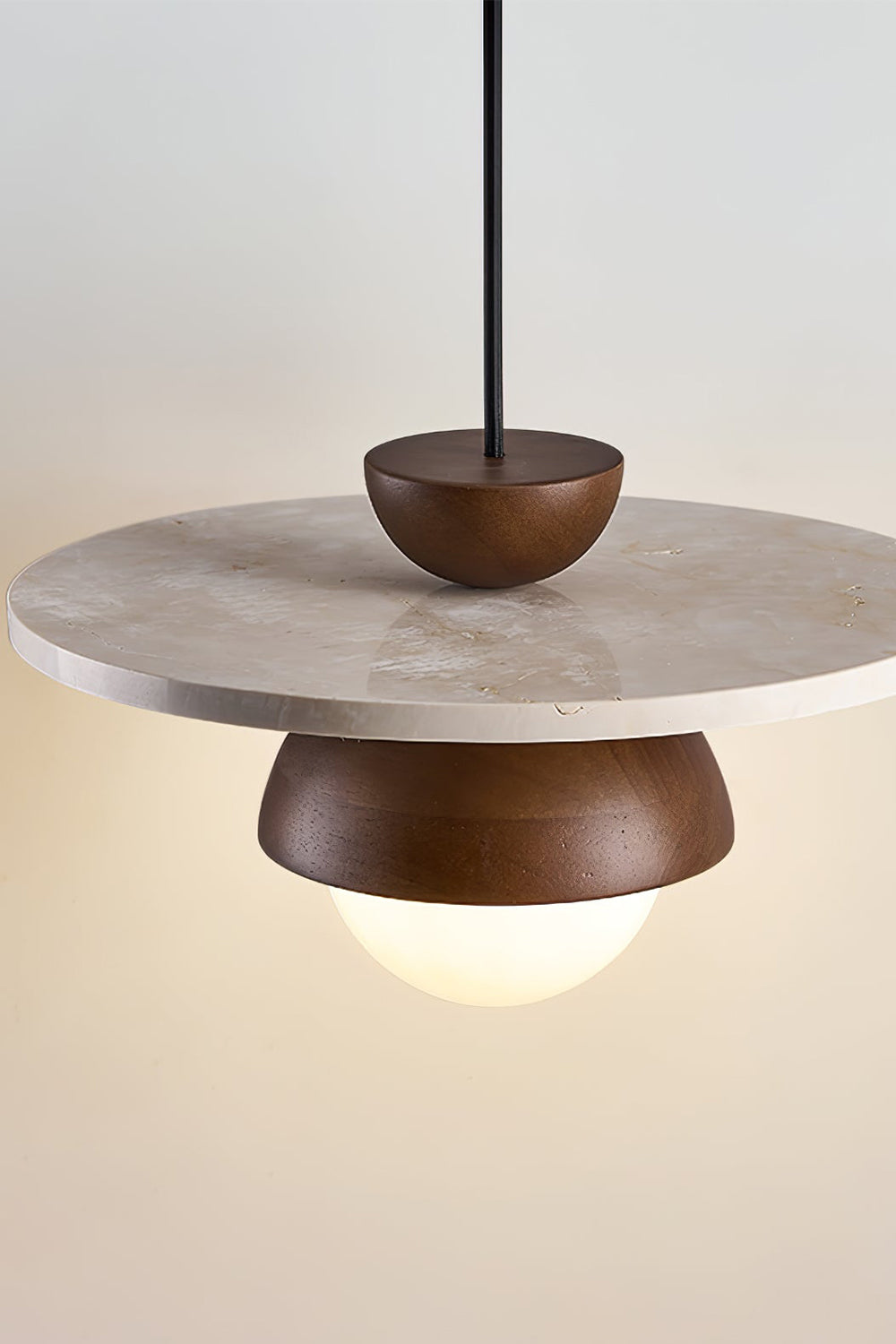 Arlo Travertine Pendant Light - view 12 | vexalamps