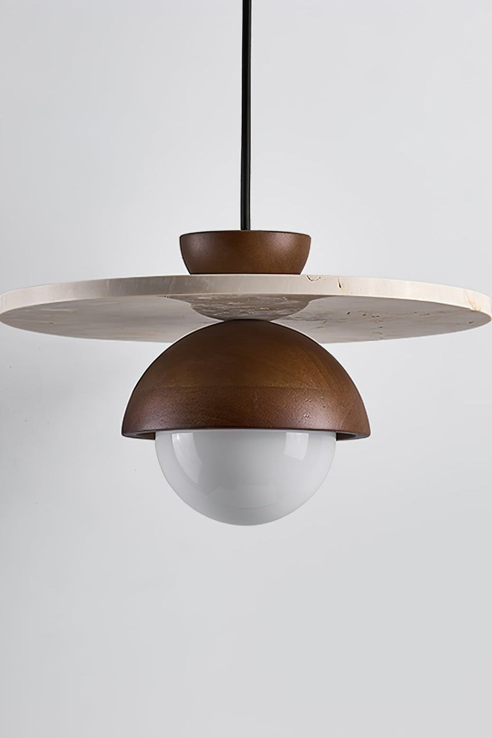 Arlo Travertine Pendant Light - view 13 | vexalamps