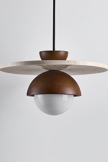 Arlo Travertine Pendant Light - view 13 | vexalamps