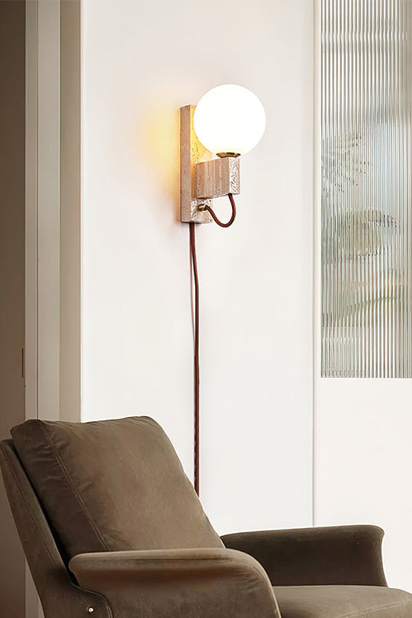 Atlas Globe Wall Sconce - view 6 | vexalamps