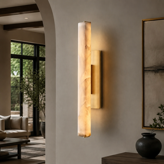 Audocon Alabaster Stone Single Sconce
