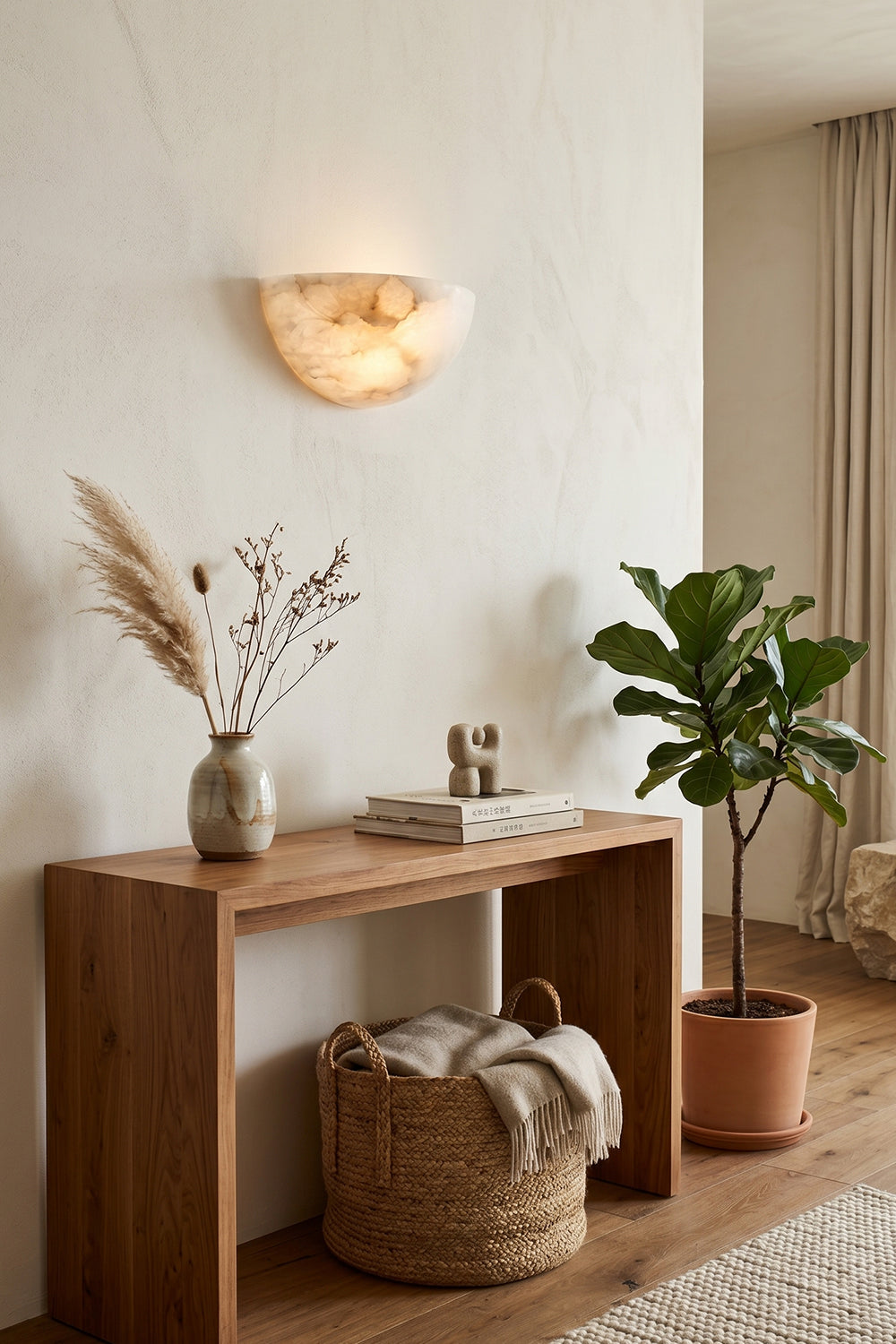 Genuine Alabaster Construction for Restaurant | Samu  Lamp
