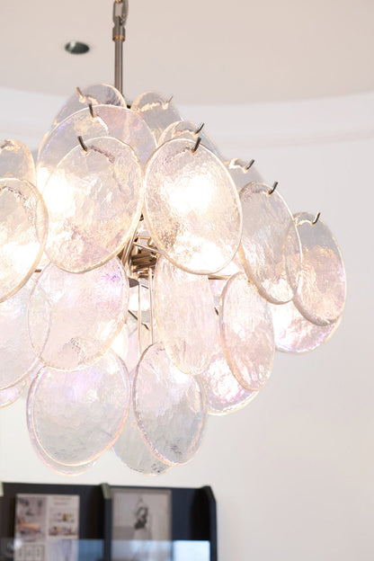 Aurelia Lridescent Art Chandelier - view 16 | vexalamps