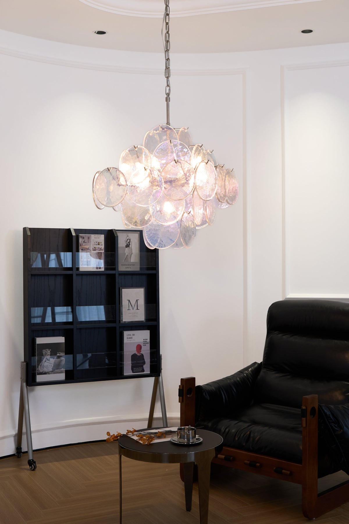 Aurelia Lridescent Art Chandelier - view 5 | vexalamps