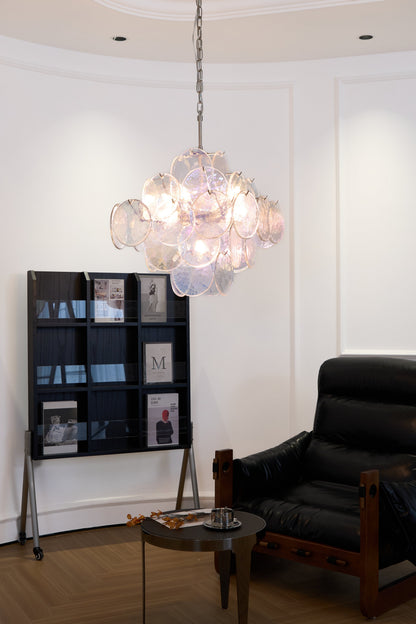 Aurelia Lridescent Art Chandelier - view 5 | vexalamps