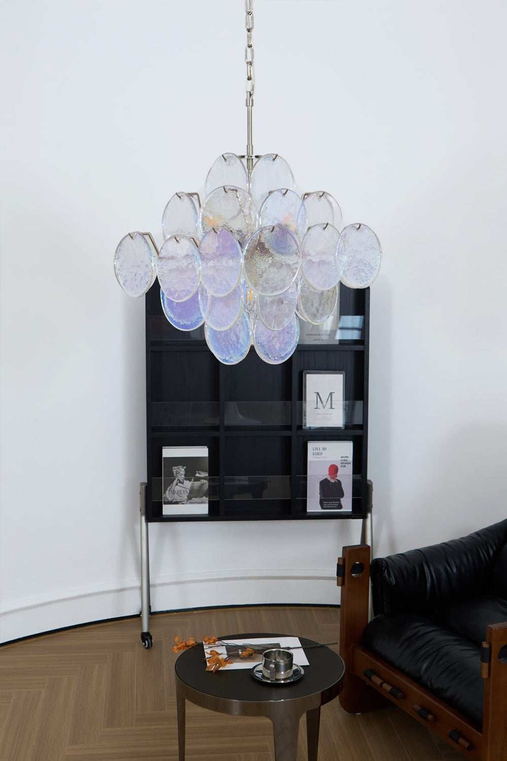 Aurelia Lridescent Art Chandelier - view 4 | vexalamps