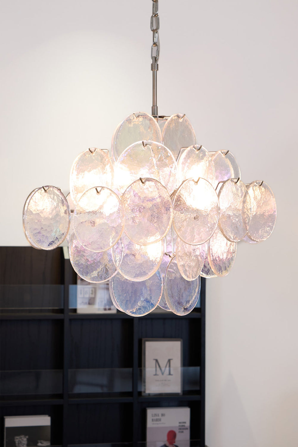 Aurelia Lridescent Art Chandelier - view 8 | vexalamps