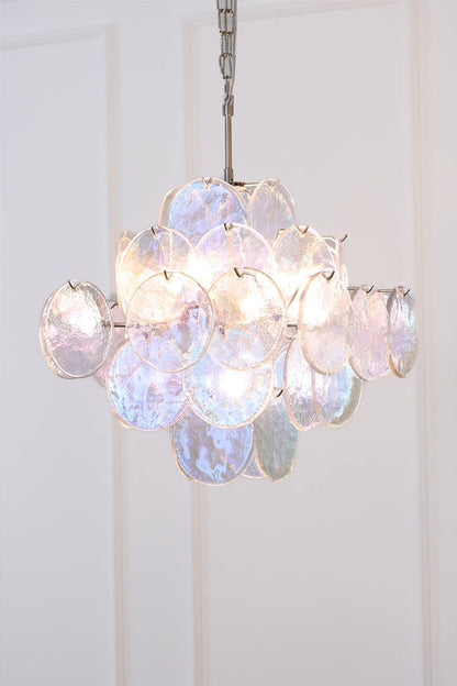 Aurelia Lridescent Art Chandelier - view 11 | vexalamps
