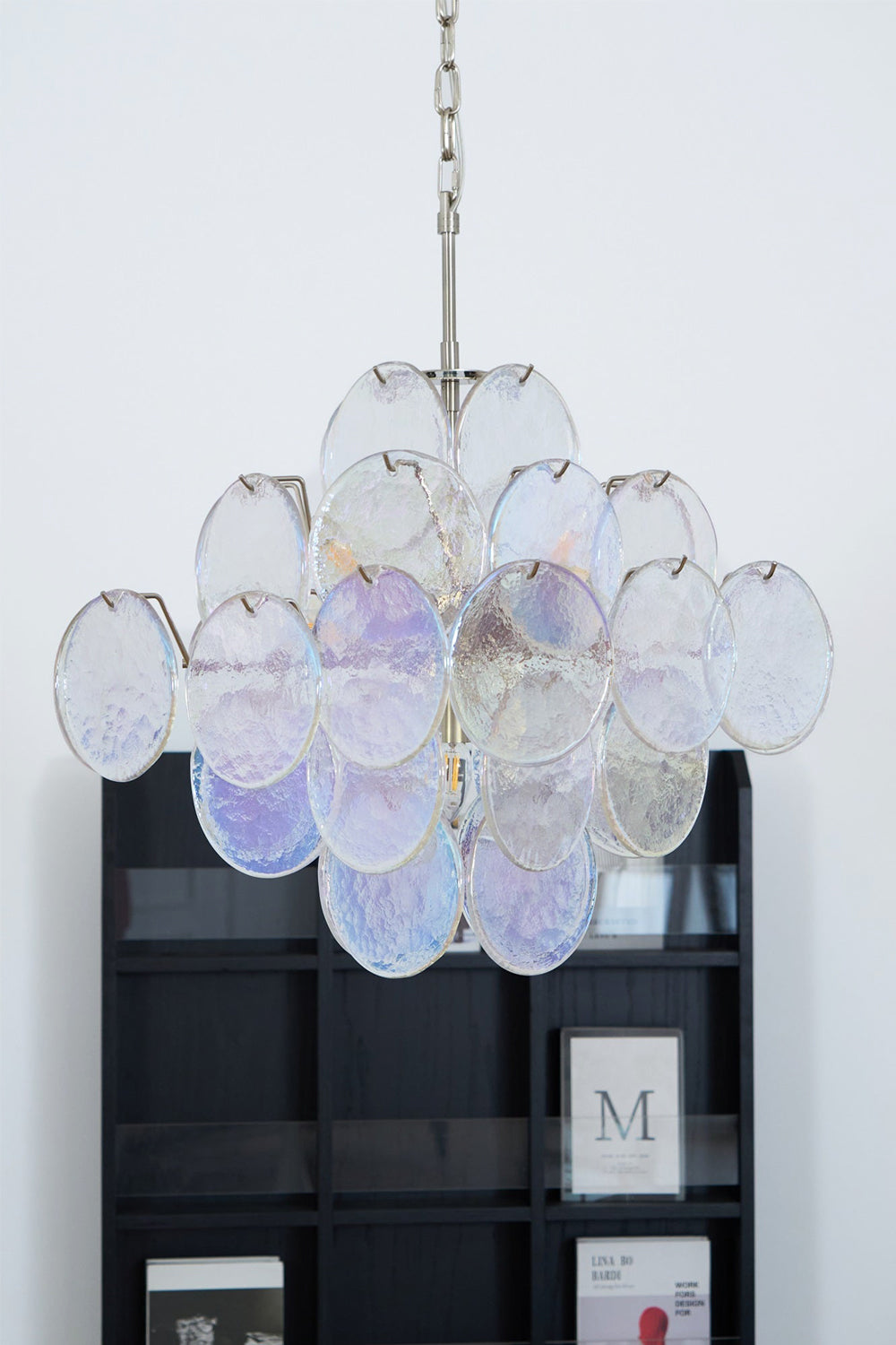 Aurelia Lridescent Art Chandelier - view 12 | vexalamps