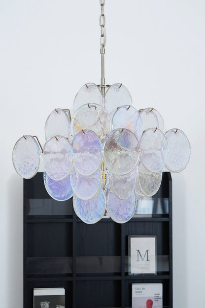 Aurelia Lridescent Art Chandelier - view 12 | vexalamps