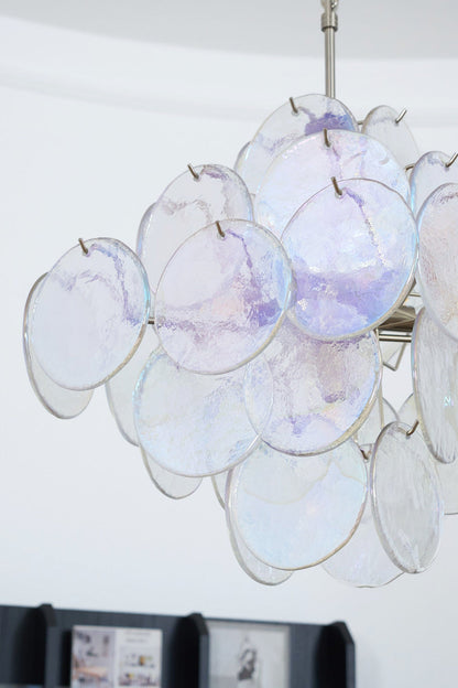 Aurelia Lridescent Art Chandelier - view 13 | vexalamps