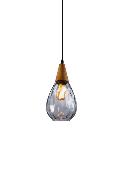 Besnier Rippled Glass Pendant Light | vexalamps