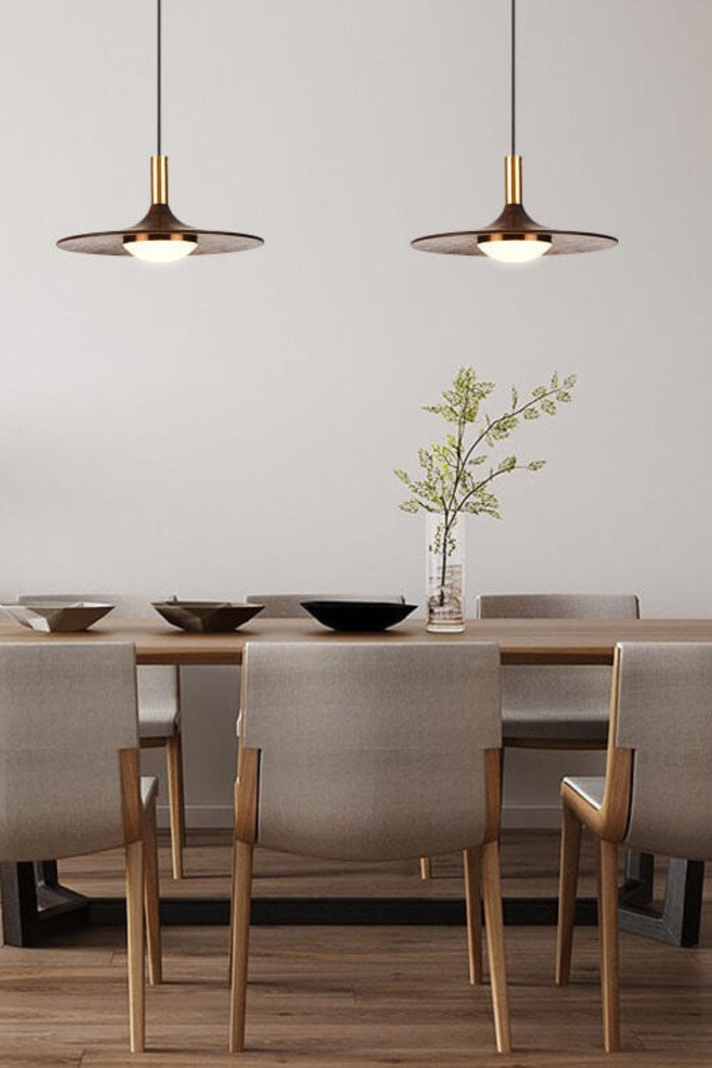 Black Walnut Pendant Lamp - vexalamps