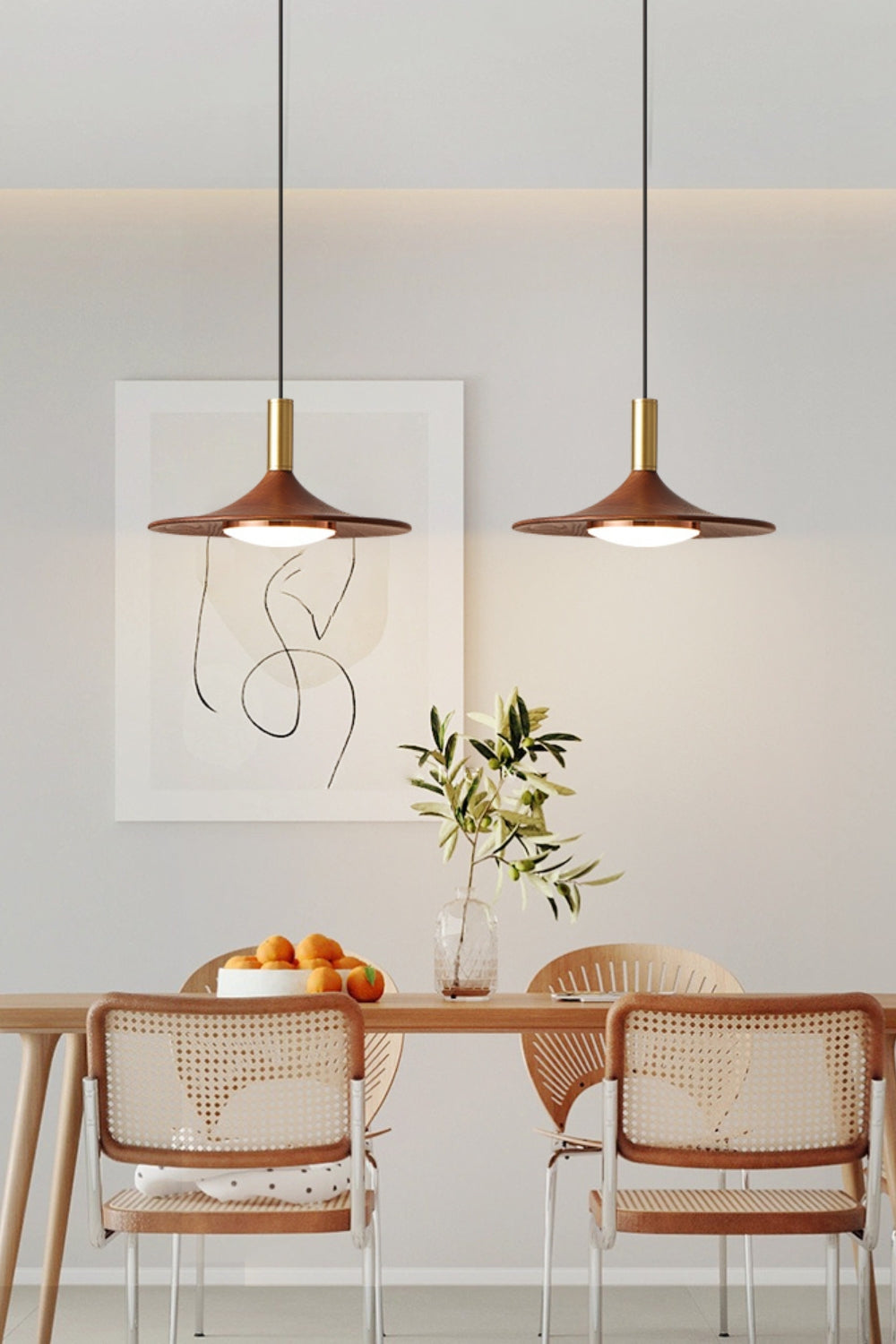 Black Walnut Pendant Lamp - vexalamps