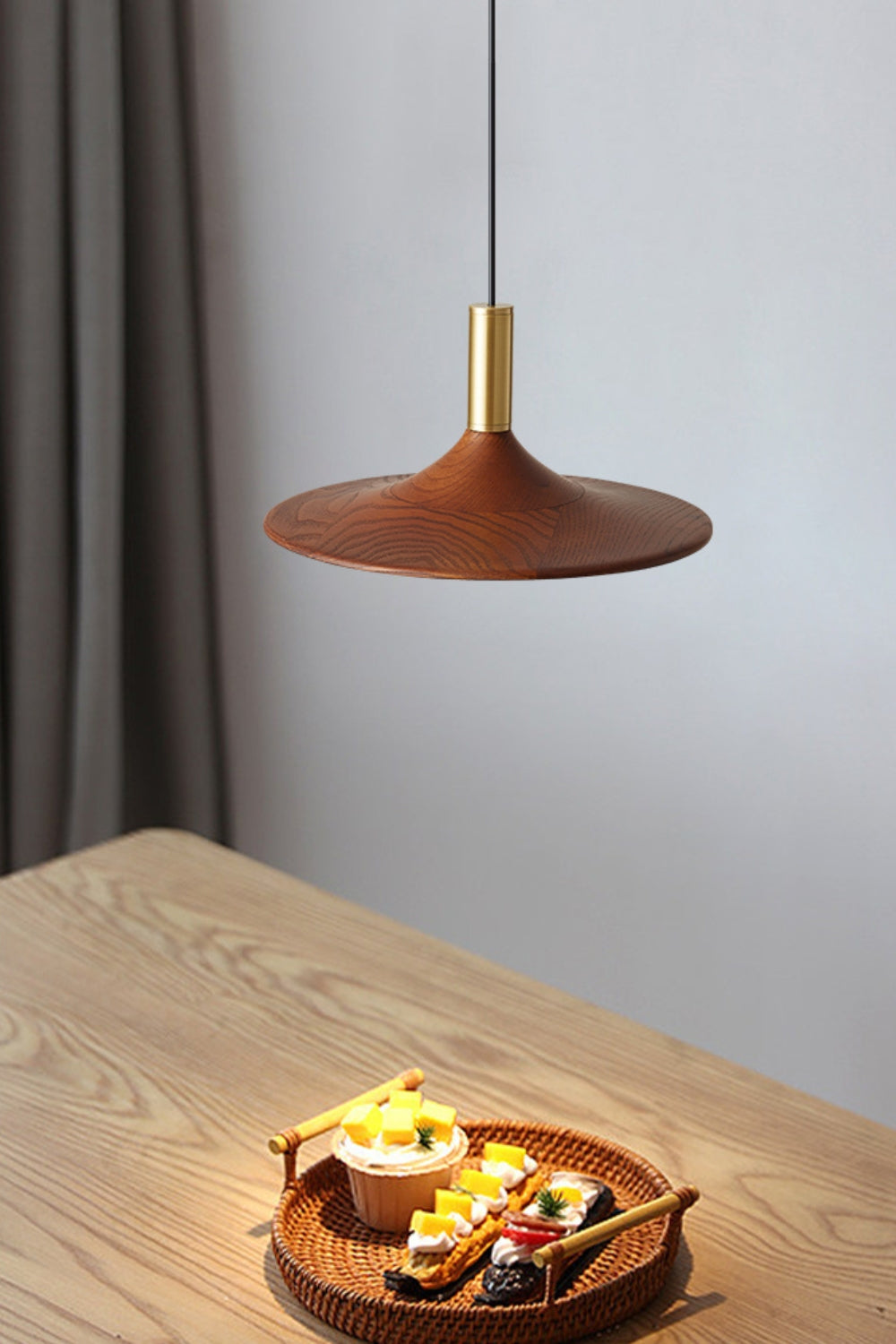 Black Walnut Pendant Lamp - vexalamps