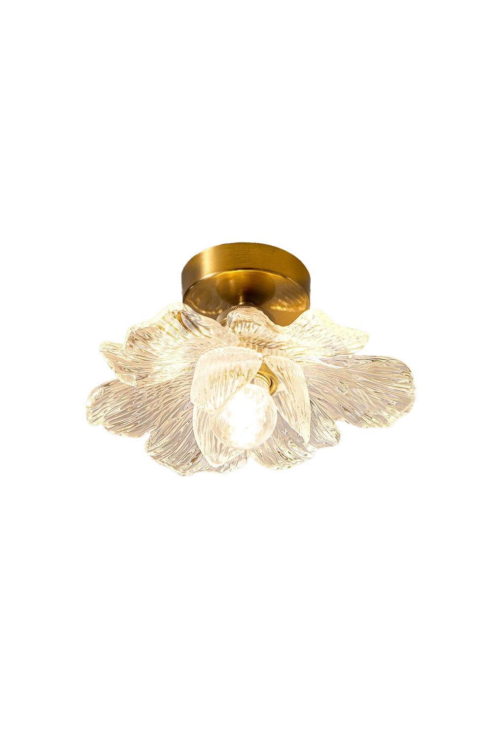 Blooming Glass Flower Ceiling Lamp | vexalamps