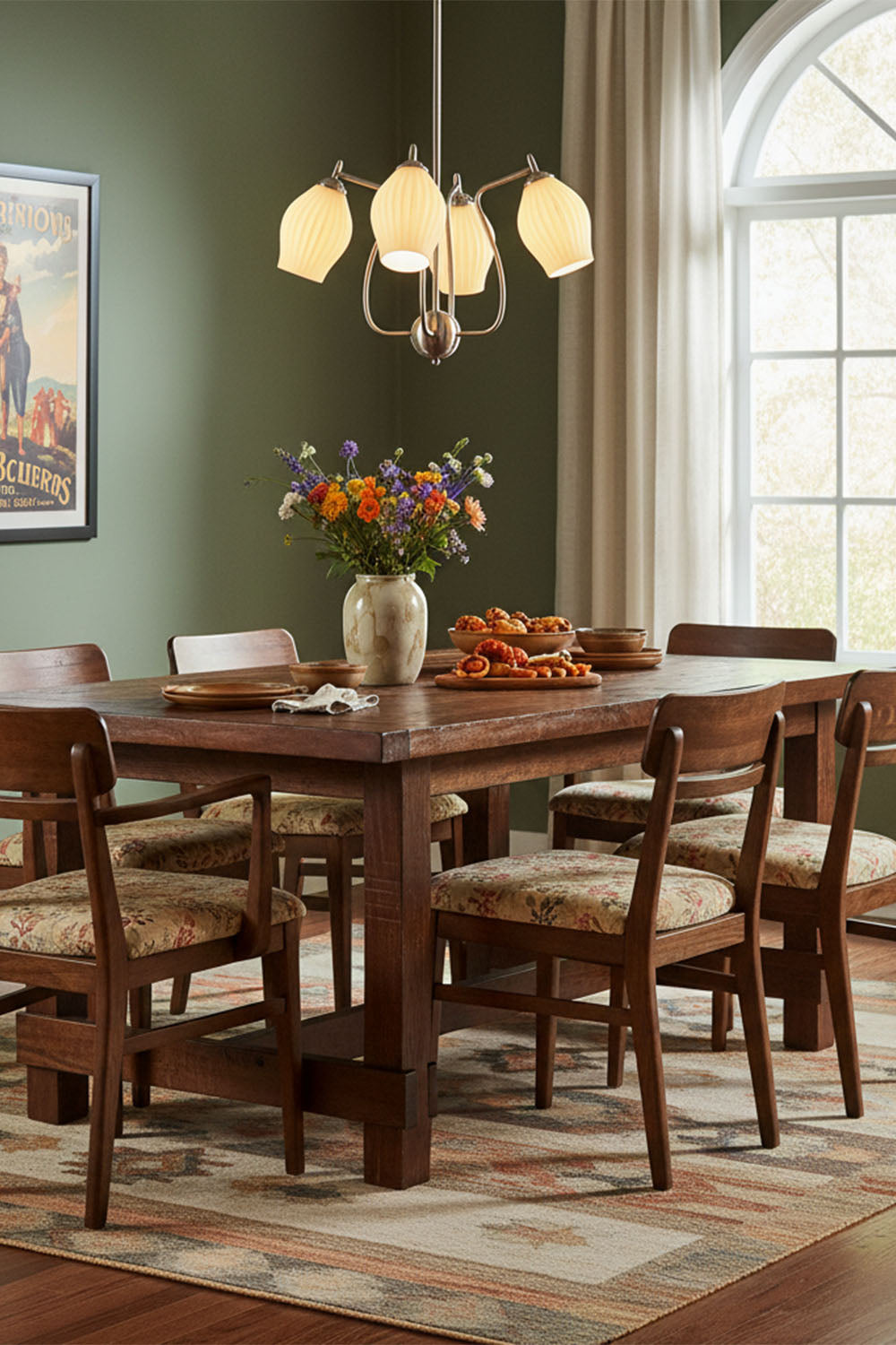 Blooming Petal  Glass Chandelier - view 2 | vexalamps