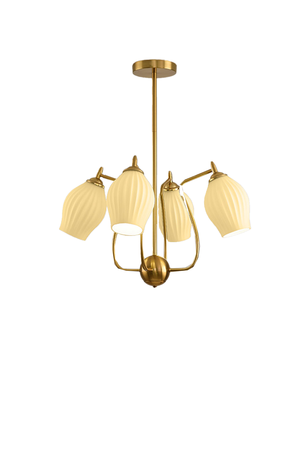 Blooming Petal  Glass Chandelier | vexalamps