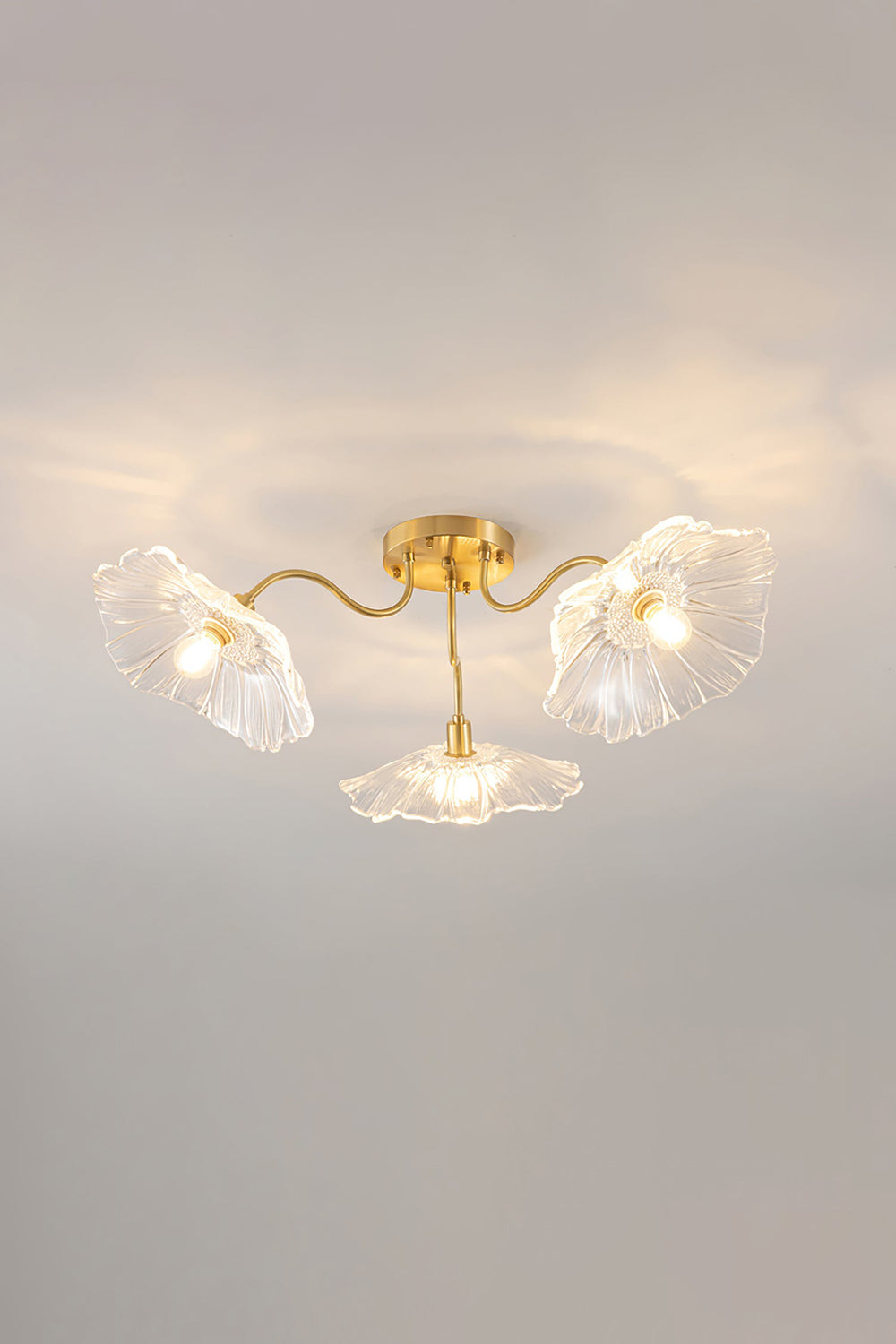 Blossom Petal Glass Ceiling Lamp - view 18 | vexalamps