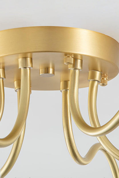 Blossom Petal Glass Ceiling Lamp - view 11 | vexalamps