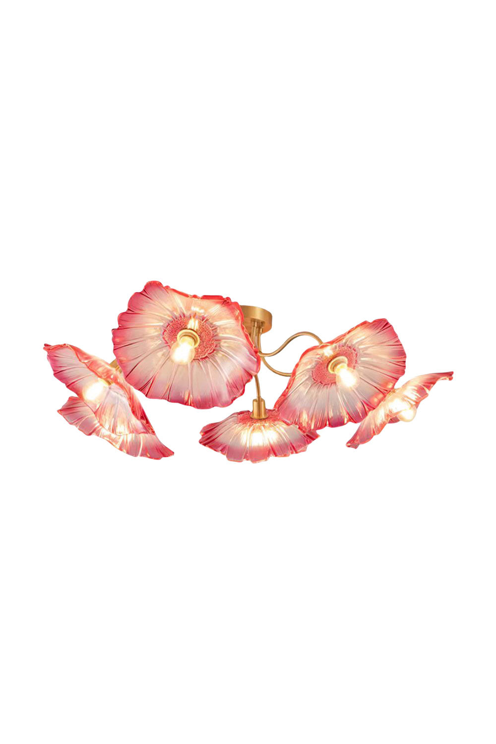 Blossom Petal Glass Ceiling Lamp | vexalamps