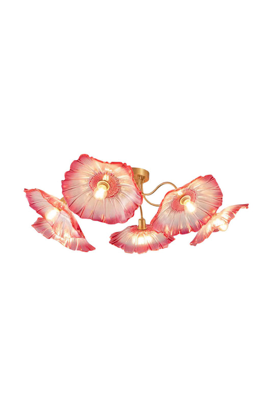 Blossom Petal Glass Ceiling Lamp | vexalamps