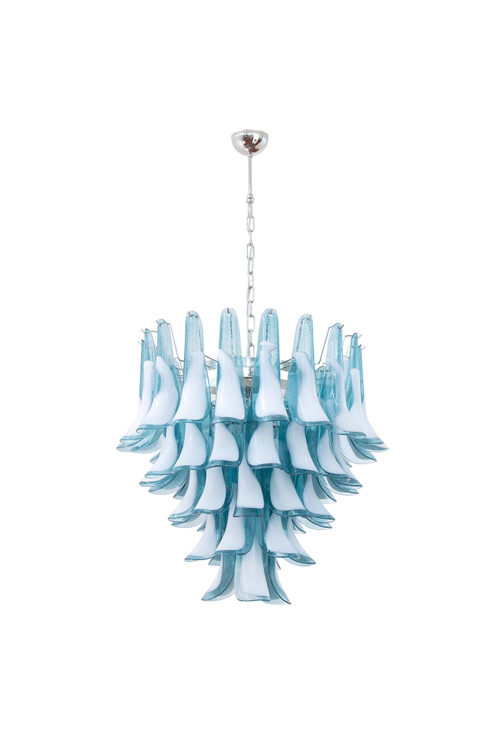 Blue Art Petal Chandelier | vexalamps
