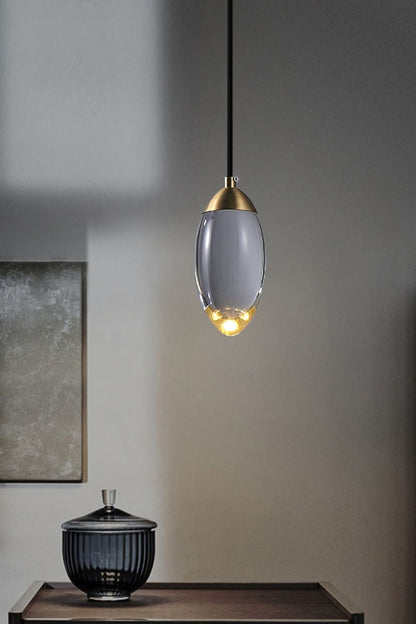Brass Crystal Pendant Lamp - vexalamps