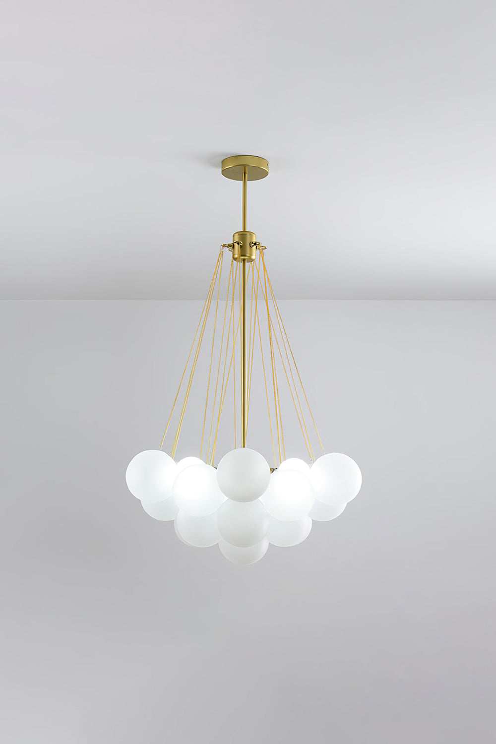 Bubble Glass Chandelier - view 14 | vexalamps