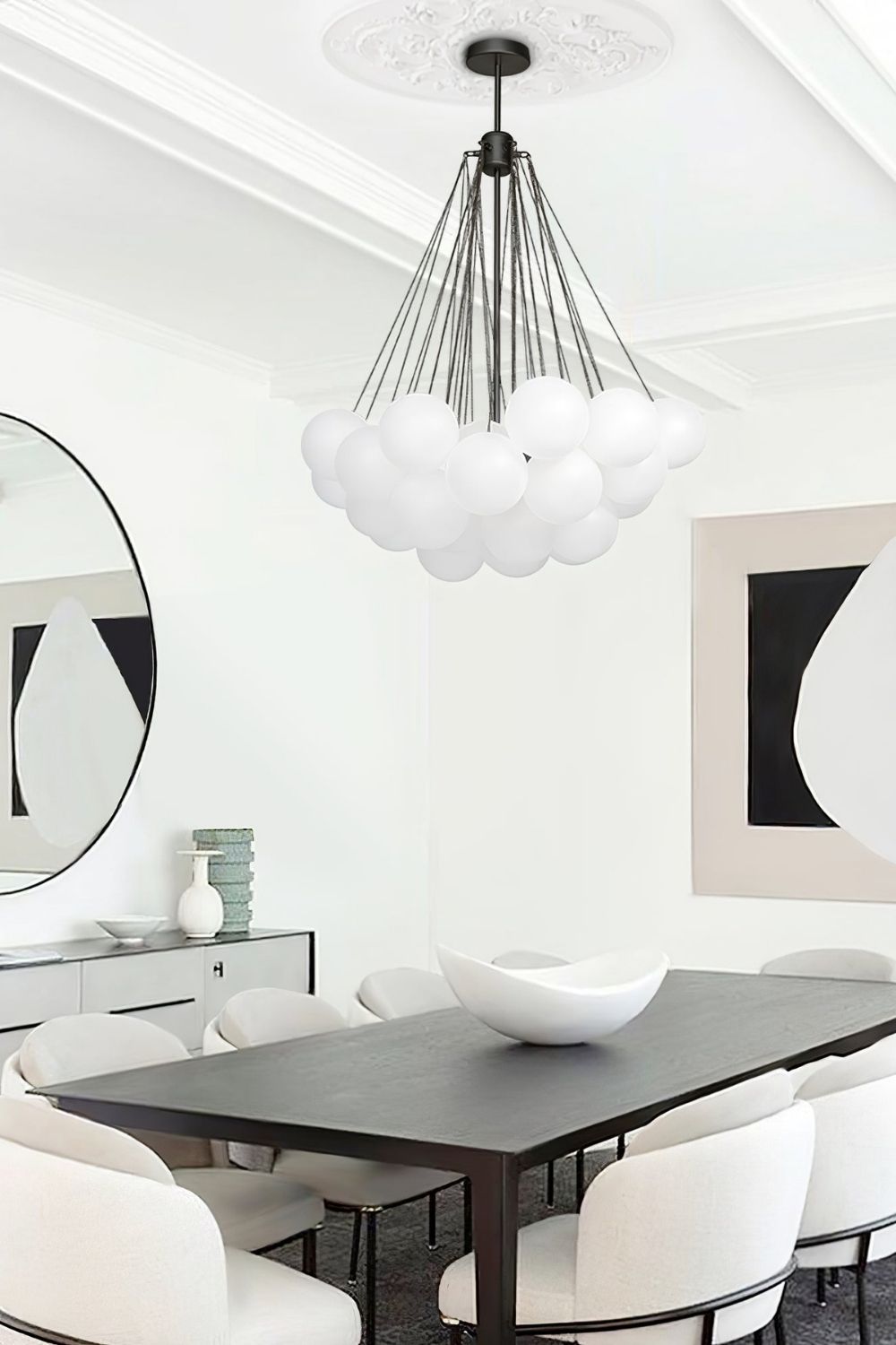 Bubble Glass Chandelier - view 27 | vexalamps