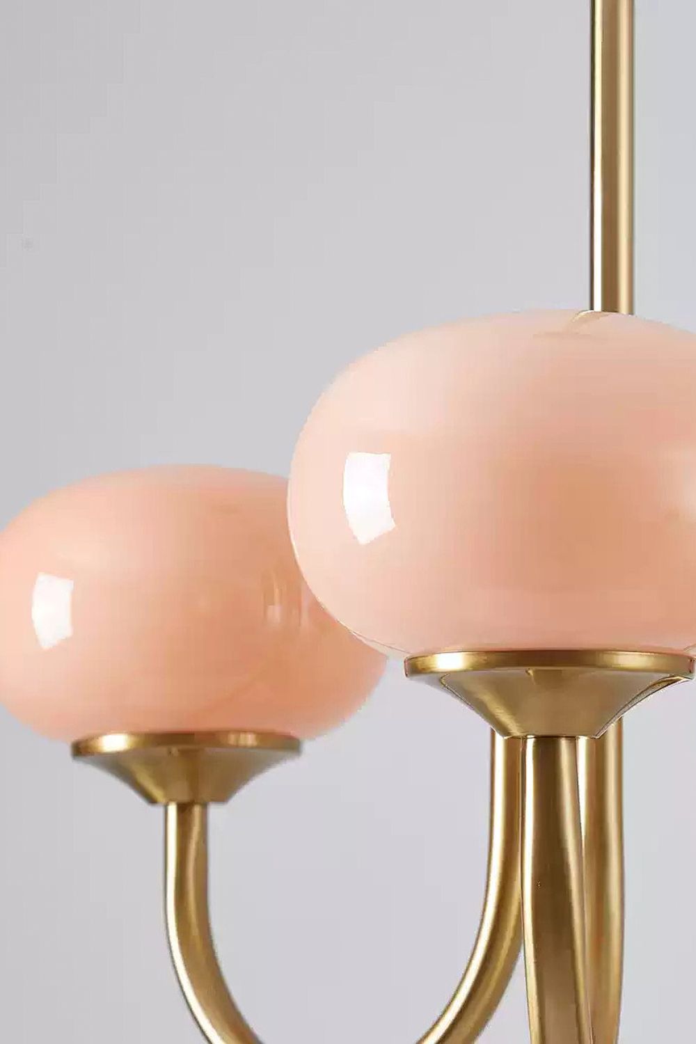Bubble Glass Marshmallow Chandelier - view 12 | vexalamps