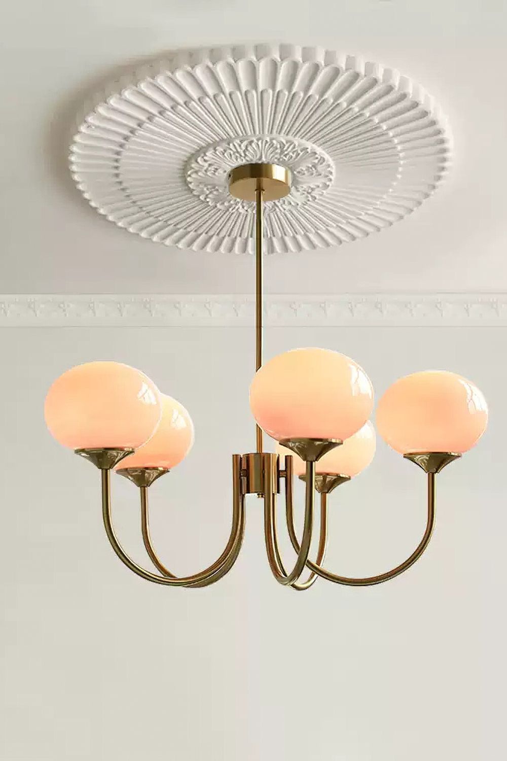 Bubble Glass Marshmallow Chandelier - view 35 | vexalamps