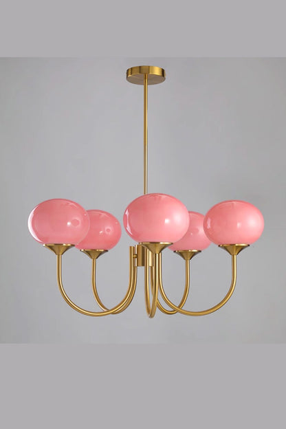 Bubble Glass Marshmallow Chandelier - view 39 | vexalamps