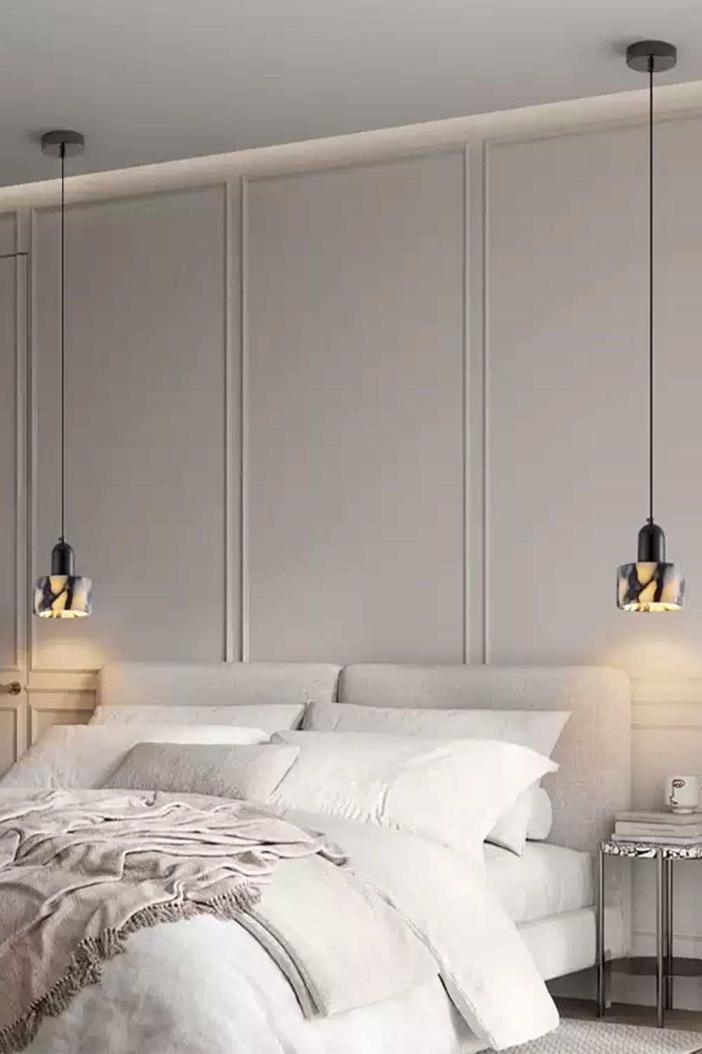 Bulgari Luxury Stone Pendant Light - view 9 | vexalamps
