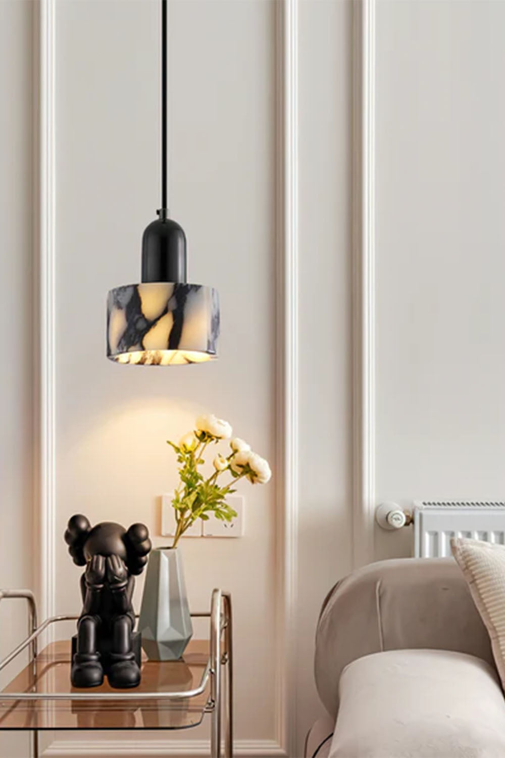 Bulgari Luxury Stone Pendant Light - view 12 | vexalamps
