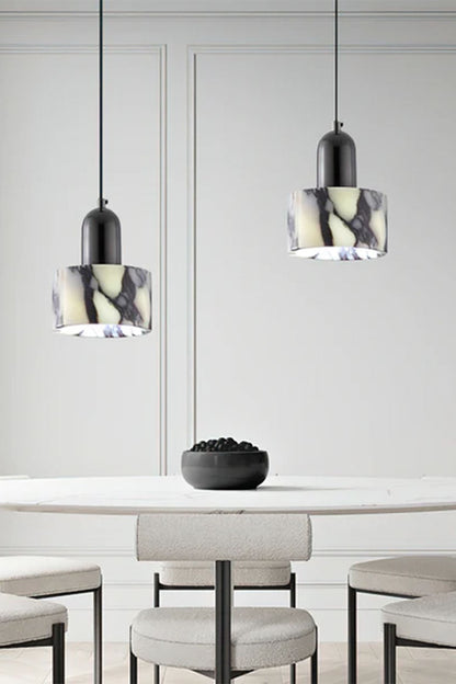 Bulgari Luxury Stone Pendant Light - view 6 | vexalamps