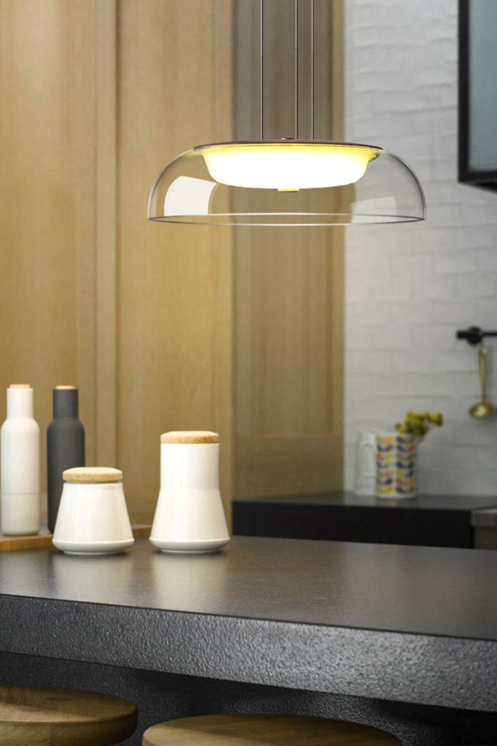CLIFTON Glass Pendant Light - vexalamps