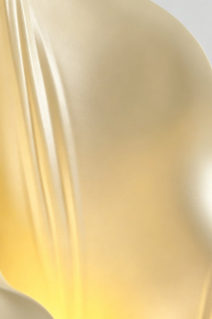 Macro detail of the textured resin petal shade | Resin